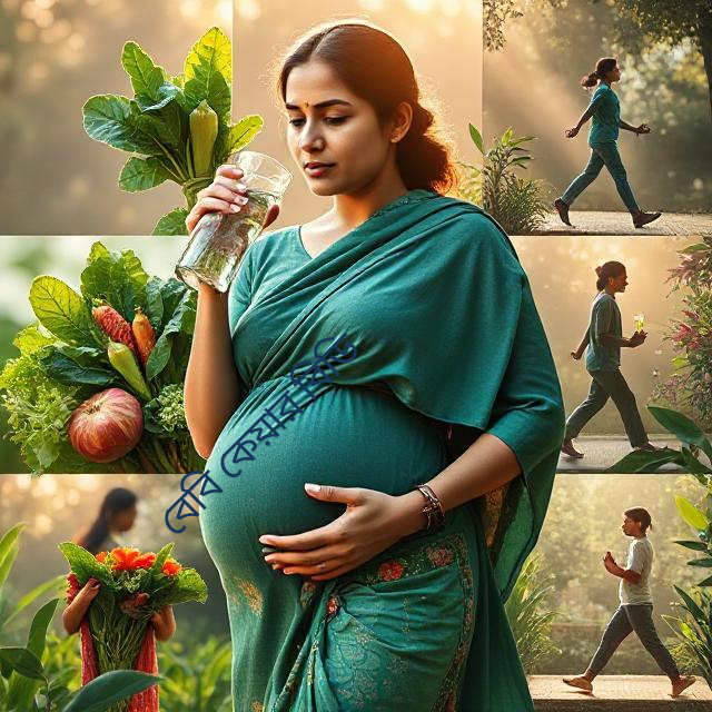 pregnant Bengali woman